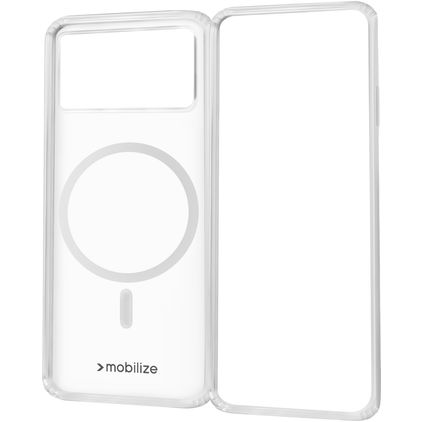Mobilize Naked Protection Coque Transparente Samsung Galaxy Z Fold 7 MagSafe Coque arrière Rigide Anti-Chocs - Transparent