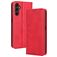 Mobigear Sensation Housse Samsung Galaxy A14 Etui Porte-Monnaie - Rouge
