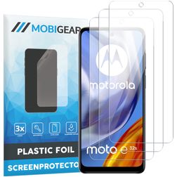 Mobigear Motorola Moto E32s Protection d'écran Film - Compatible coque (Lot de 3)
