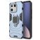 Mobigear Armor Ring Coque Xiaomi 13 Coque arrière Rigide Anti-Chocs avec Anneau-Support - Bleu Marin