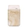 MIO - Porte Cartes en - 3 Cartes - Compatible MagSafe - Gold
