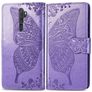 Mobigear Butterfly OPPO A5 (2020) Étui Portefeuille - Violet