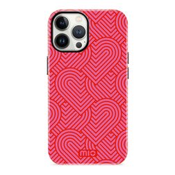 MIO iPhone 13 Pro MagSafe Plastique rigide Coque arrière - Wild Hearts