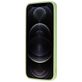 Mobiparts Coque iPhone 12 Pro Coque arrière en Silicone - Pistache Green