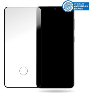Mobilize Premium Samsung Galaxy S21 Verre trempé Protection d'écran - Compatible Coque - Noir