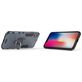 Mobigear Armor Ring Coque iPhone XS Max Coque arrière Rigide Anti-Chocs avec Anneau-Support - Bleu