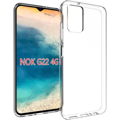Mobigear Basics Coque Transparente Nokia G22 Coque arrière en TPU Souple - Transparent