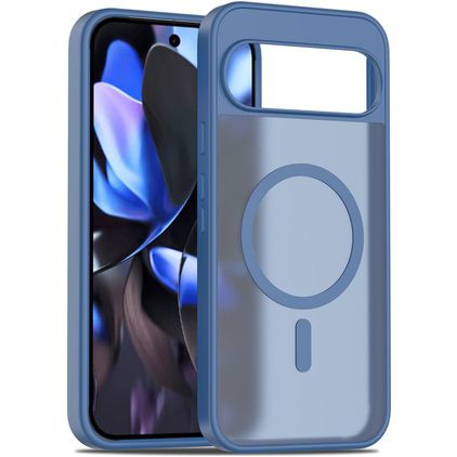 Mobigear Shockproof Google Pixel 10 Pro XL MagSafe Plastique rigide Coque arrière - Bleu
