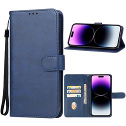 Mobigear Wallet Housse iPhone 15 Pro Etui Porte-Monnaie - Bleu