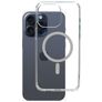 Mobiparts Hardcover Coque Transparente iPhone 15 Pro Max MagSafe Coque arrière Rigide - Transparent