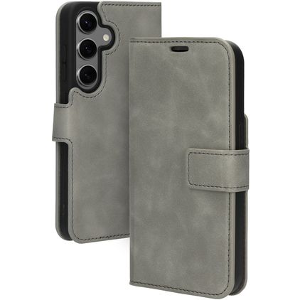 Mobiparts Classic Wallet Samsung Galaxy S24 Étui Portefeuille - Granite Grey