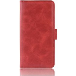 Mobigear Slim Magnet Housse Nokia 7.2 Etui Porte-Monnaie - Rouge