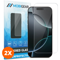 Mobigear iPhone 17 Pro Verre trempé Protection d'écran - Compatible Coque (Lot de 2)