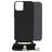 Mobilize Lanyard Gelly iPhone 15 Plus Coque avec cordon en TPU Souple - Noir