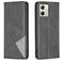 Mobigear Rhombus Slim Housse Motorola Moto G54 Etui - Noir