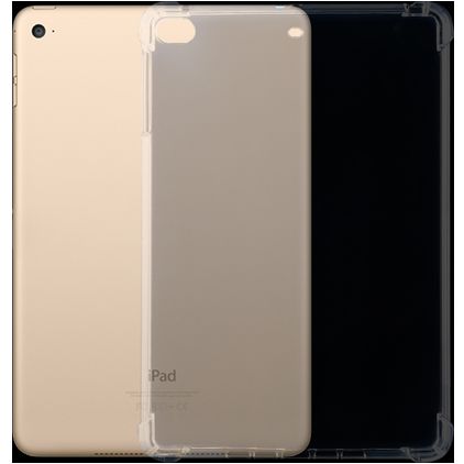 Mobigear Cushion Coque iPad Mini 2 (2013) Mince Coque arrière en en TPU Souple - Transparent