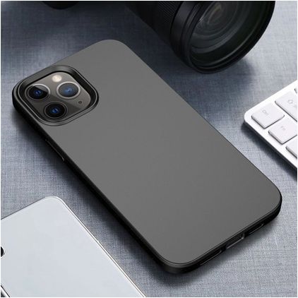Mobigear Bio Coque iPhone 12 Pro Coque arrière en Eco-Friendly - Noir