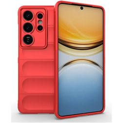 Mobigear Bumpy Samsung Galaxy S26 Ultra TPU souple Coque arrière - Rouge