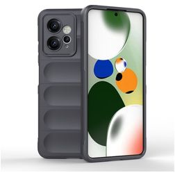 Mobigear Bumpy Xiaomi Redmi Note 12 TPU souple Coque arrière - Gris anthracite