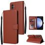 Mobigear Wallet Housse Samsung Galaxy S25 FE Etui Porte-Monnaie - Marron