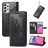 Mobigear Mandala Housse Samsung Galaxy A33 Etui Porte-Monnaie - Noir