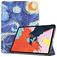 Mobigear Tri-Fold Coque iPad Air 4 (2020) Etui - The Starry Night
