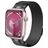 Mobigear Mecha Loop Bracelet Milanais pour Apple Watch Fermeture magnétique - 49/46/45/44 mm - Gris