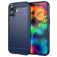 Mobigear Brushed Slim Coque iPhone 17 Coque arrière en TPU Souple - Bleu