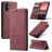CaseMe 013 Housse Samsung Galaxy A56 Etui Porte-Monnaie - Rouge