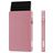 Valenta Cardprotector - Porte Cartes en en Aluminium - 5 Cartes - Compatible MagSafe - Rose