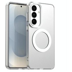 Mobigear Shockproof Coque Samsung Galaxy S26 Plus MagSafe Coque arrière Rigide - Blanc