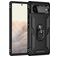 Mobigear Armor Ring Coque Google Pixel 6 Coque arrière Rigide Anti-Chocs avec Anneau-Support - Noir