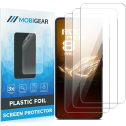 Mobigear ASUS ROG Phone 8 Pro Protection d'écran Film - Compatible coque (Lot de 3)
