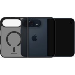 Mobilize Hybrid Pro iPhone Duo MagSafe Plastique rigide Coque arrière Antichoc - Noir