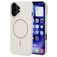 Mobiparts Slim Line Coque iPhone 16 MagSafe Coque arrière Rigide - Off White