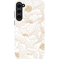 MIO Samsung Galaxy S23 MagSafe Plastique rigide Coque arrière - White Roses