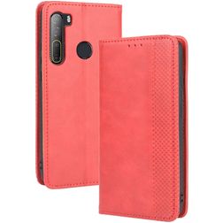 Mobigear Sensation Housse HTC Desire 20 Pro Etui Porte-Monnaie - Rouge