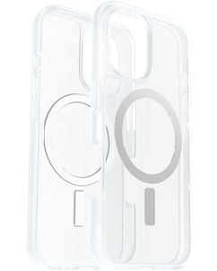 OtterBox React Transparent iPhone 16 MagSafe Plastique rigide Coque arrière Antichoc - Transparent
