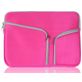 Mobigear Double Zipper Pochette Ordinateur portable en Neoprène 12 Pouces Housse ordinateur - Rose