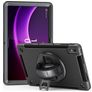 Mobigear SureGrip Coque Lenovo Tab P11 Gen 2 Coque arrière en Plastique rigide,Silicone + Support Amovible - Noir