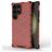Mobigear Honeycomb Coque Samsung Galaxy S24 Ultra Coque arrière Rigide Anti-Chocs - Rouge