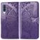 Mobigear Butterfly Housse Samsung Galaxy A70 Etui Porte-Monnaie - Violet