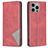 Mobigear Rhombus Slim Housse iPhone 15 Pro Max Etui - Rouge