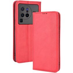 Mobigear Sensation Housse Vivo X80 Pro Etui Porte-Monnaie - Rouge