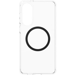 CARE by PanzerGlass Flagship Coque Transparente Samsung Galaxy S25 Edge MagSafe Coque arrière Rigide - Transparent