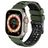 Mobigear Aero Armor Bracelet Silicone Apple Watch Fermeture boucle ardillon - 49/46/45/44 mm - Noir / Vert Mobigear Aero Armor Bracelet Silicone Apple Watch Fermeture boucle ardillon - 49/46/45/44 mm - Noir / Vert