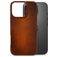 Mobilize Premium iPhone 16 Pro MagSafe Cuir véritable Coque arrière - Burned Cognac