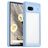 Mobigear Crystal Coque Google Pixel 7a Coque arrière Rigide - Transparent / Bleu