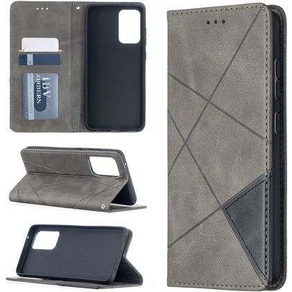 Mobigear Rhombus Slim Housse Samsung Galaxy A52 Etui - Gris