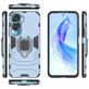 Mobigear Armor Ring Coque Honor 90 Lite Coque arrière Rigide Anti-Chocs avec Anneau-Support - Bleu Marin